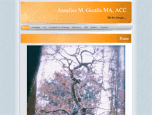Tablet Screenshot of anneliesgentile.com